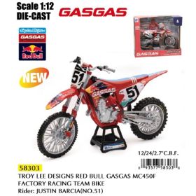 Moto Cross GasGas MC 450 RedBull J. Barcia N51 1/12