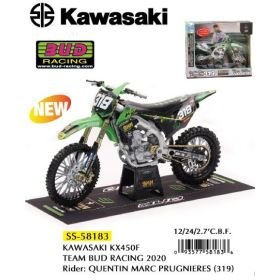 Moto Kawasaki KX450F 2021 9MM Bud Racing N319 Q. Prugnieres 1/12