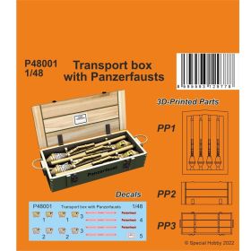 Transport box with Panzerfausts 1/48