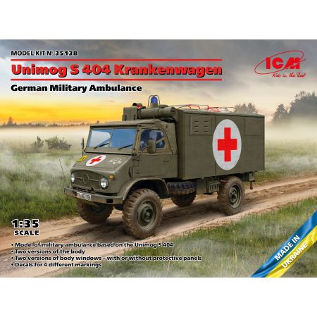 Unimog S 404 Krankenwagen 1/35