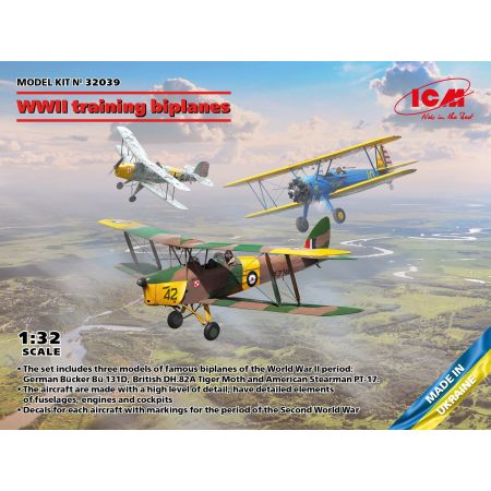 WWII training biplanes 1/32