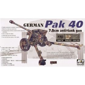 AFV Pak 40 76mm Gun 1/35