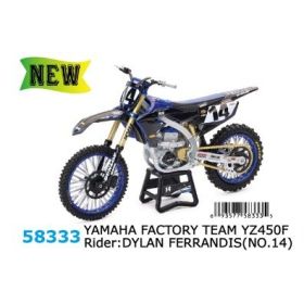 New Ray 58333 - MOTO CROSS YAMAHA YZF 450 2022 STAR RACING TEAM DYLAN FERRANDIS N14 1/12