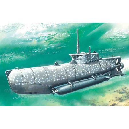U-Boat Type XXVIIB Seehund early WWII German Midget Submarine 1/72