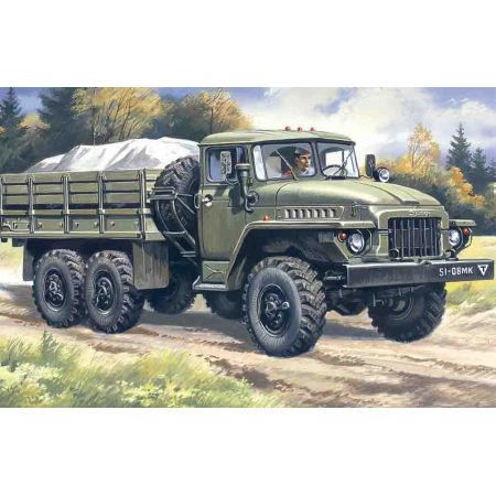 URAL-375D Army Truck 1/72