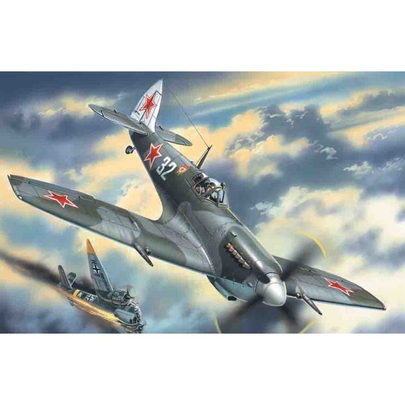 ICM 48066 SPITFIRE LF.IXE, WWII SOVIET AIR FORCE FIGHTER 1:48