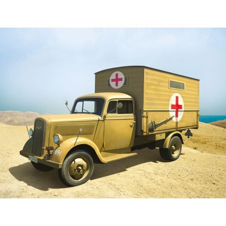 Typ 25-32 with Shelter WWII German Ambulance Truck 1/35