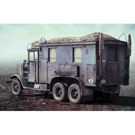 Icm 35462 Krupp L3h163Icm 35462 - Krupp L3H163 Kfz.72 WWII German Radio Communication Truck 1/35Kfz.72 1/35
