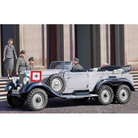 G4 (1939 production), German Car with Passengers (4 figures) 1/35