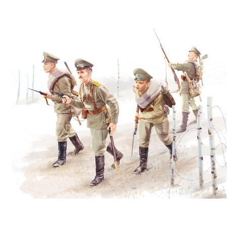ICM 35677 WWI RUSSIAN INFANTRY (4 FIGURES) 1:35