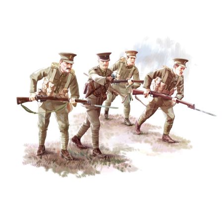 British Infantry 1914 4 figures 1/35