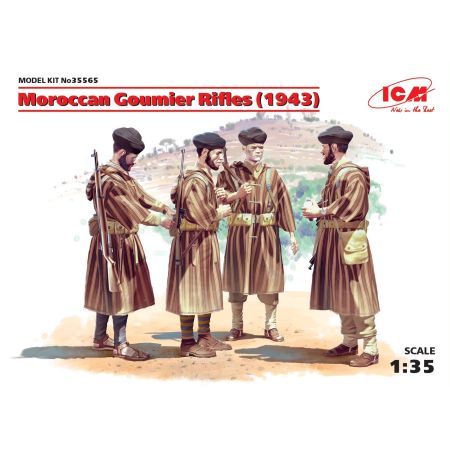 Moroccan Goumier Rifles 1943 4 figures 1/35