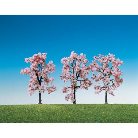 3 Cerisiers En Fleurs