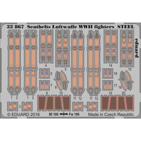 Seatbelts Luftwaffe Wwii Fighters Steel 1/32