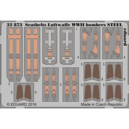 Seatbelts Luftwaffe Wwii Bombers Steel 1/32