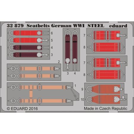 Seatbelts German Wwi Steel 1/32