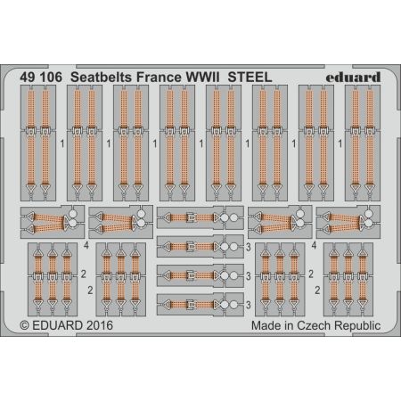 Seatbelts France Wwii Steel 1/48