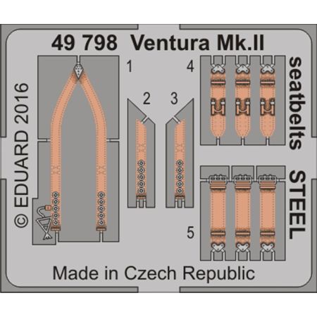 Ventura Mk.Ii Seatbelts Steel 1/48