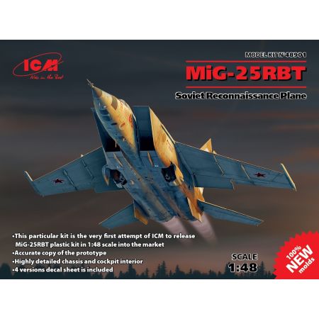 MiG-25 RBT Soviet Reconnaissance Plane 1/48