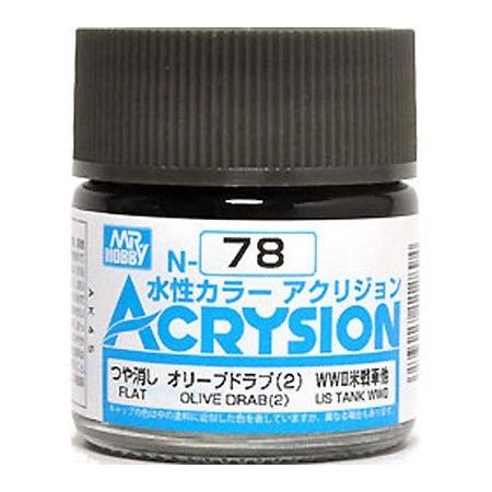 [HC] - N-078 - Acrysion (10 ml) Olive Drab (2)