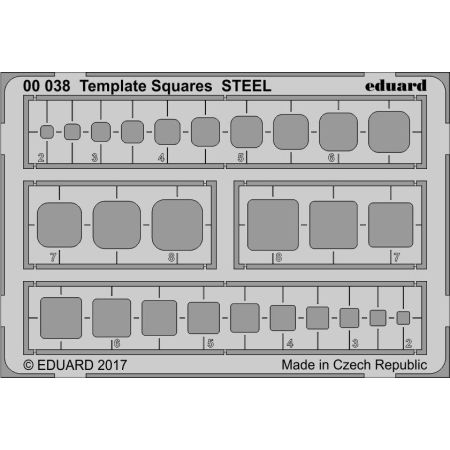 Template Squares Steel