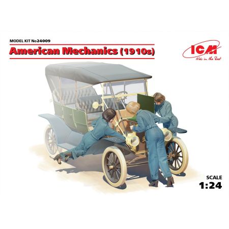 American mechanics 1910s 3 figures 1/24