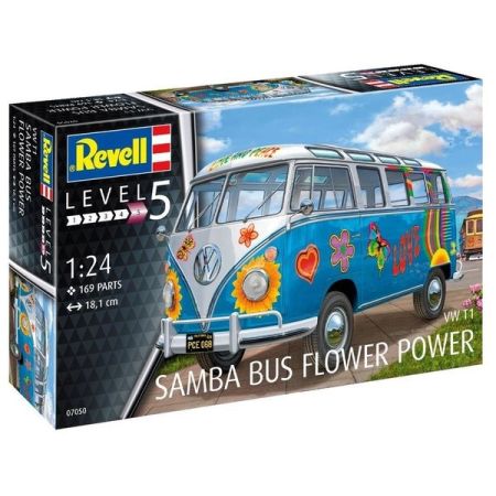 Revell 07050 - VW T1 Samba T1 Flower Power 1/24